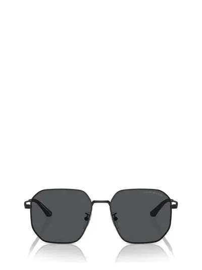 Emporio Armani Sunglasses In Matte Black