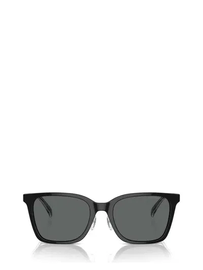 Emporio Armani Sunglasses In Shiny Black