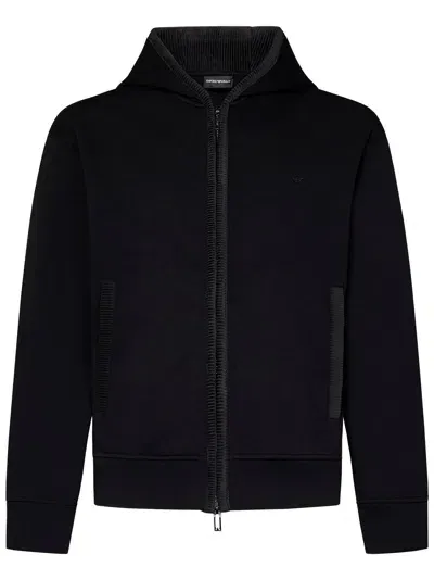 Emporio Armani Sweatshirt In Black