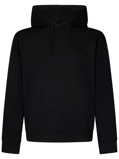 Emporio Armani Sweatshirt In Black