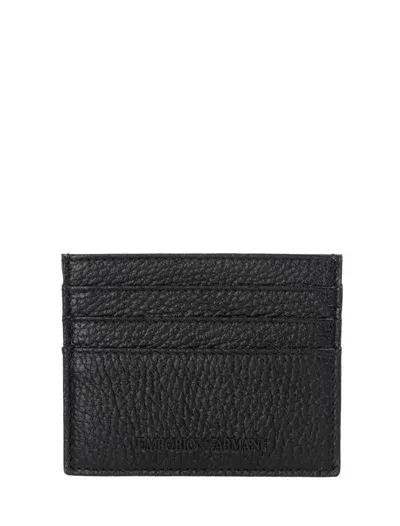 Emporio Armani Wallets Black