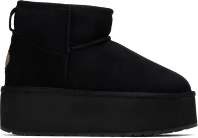 Emu Black Stinger Micro Flatform Boots