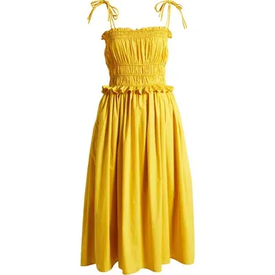 En Saison Andrea Midi Dress In Yellow