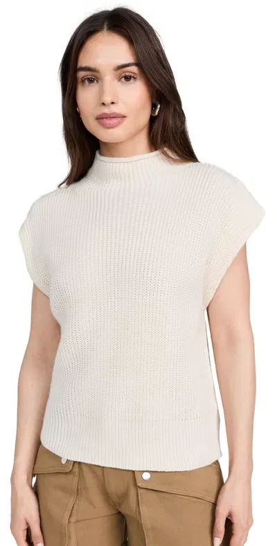 En Saison Karalie Knit Sweater Ivory In White