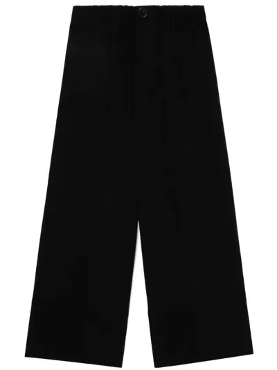 Enföld Cropped Trousers In Black