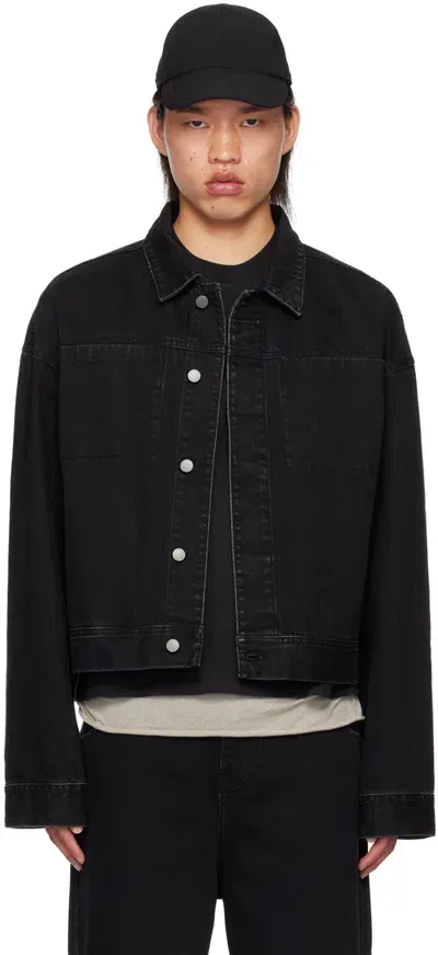 Entire Studios Black Gem Denim Jacket