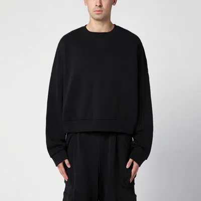 Entire Studios Black Sweatshirt In Organic Cotton