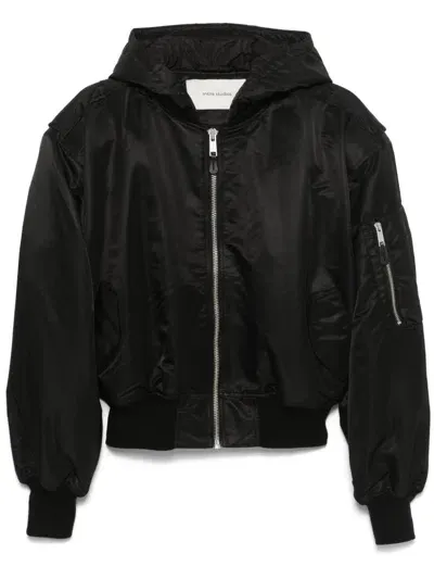 Entire Studios Broad Bomber Jacket In Black