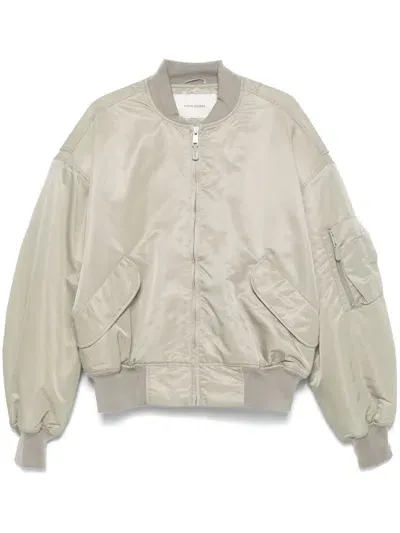 Entire Studios Broad Bomber Jacket In Grey