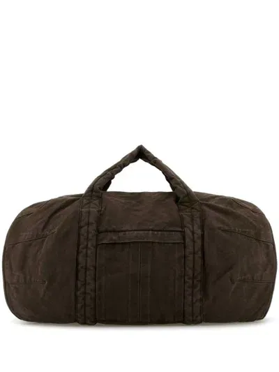 Entire Studios Cotton-canvas Travel Bag In Brown