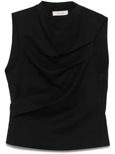 Entire Studios Droop Tank Top In Black