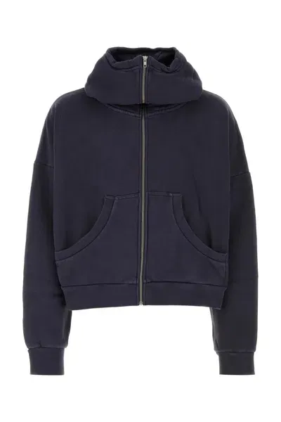 Entire Studios Midnight Blue Cotton Oversize Sweatshirt