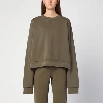 Entire Studios Military Green Sweatshirt In Organic Cotton