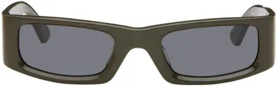 Entire Studios Ssense Exclusive Brown Elemental Sunglasses In Gloss Brown