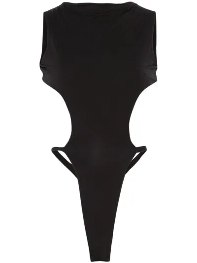 Entire Studios Valve Bodysuit In Black