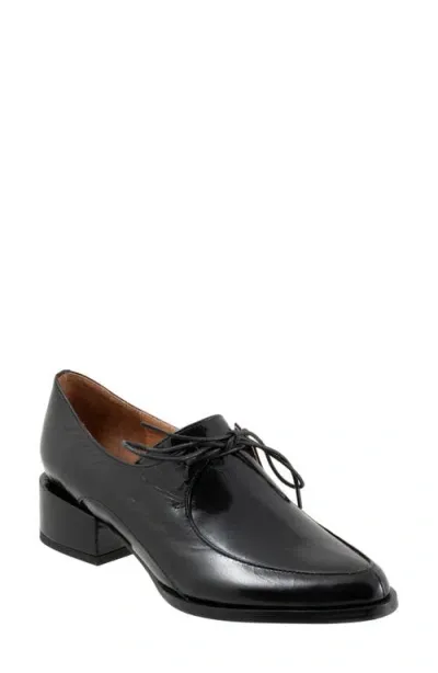 Eos Footwear Casi Derby In Black Patent