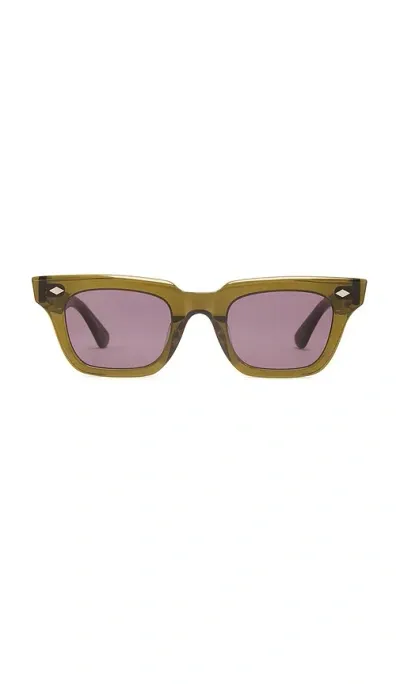 Epokhe Stereo X Eithan Osborne Sunglasses In Army Green Polished & Black