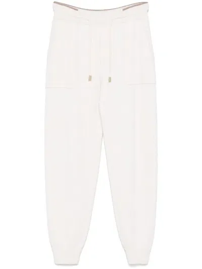 Eraldo Knitted Trousers In White