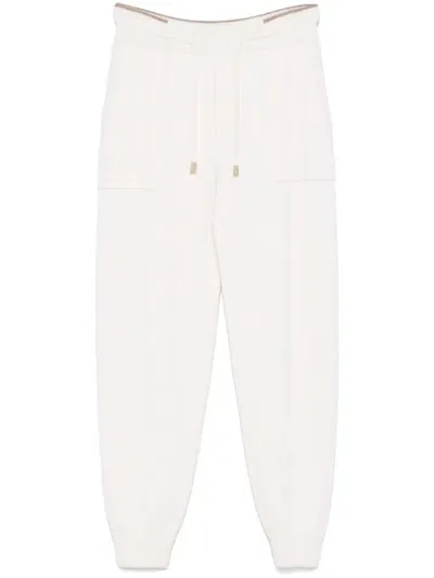 Eraldo Knitted Trousers In White