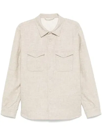 Eraldo Padded Shirt In Neutrals