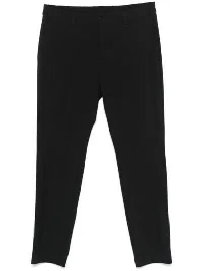 Eraldo Slim-cut Trousers In Black