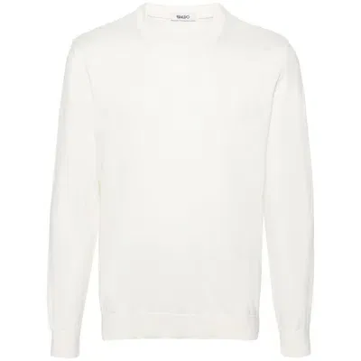 Eraldo Long-sleeve Cotton Jumper In Neutrals