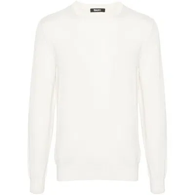 Eraldo Crew-neck Jumper In White