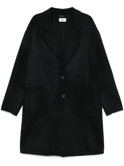 Eraldo Virgin Wool Coat In Black