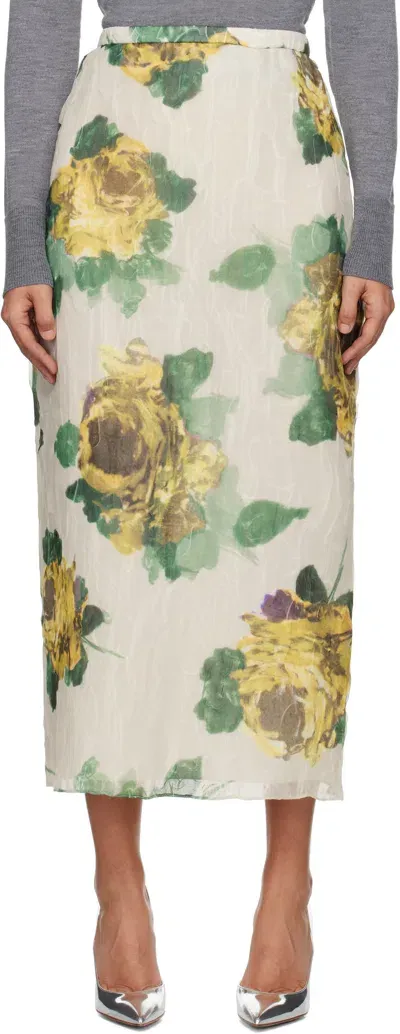 Erdem Floral Midi Pencil Skirt