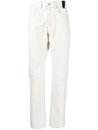 Erdem Oliver Straight Leg Jeans In Grey