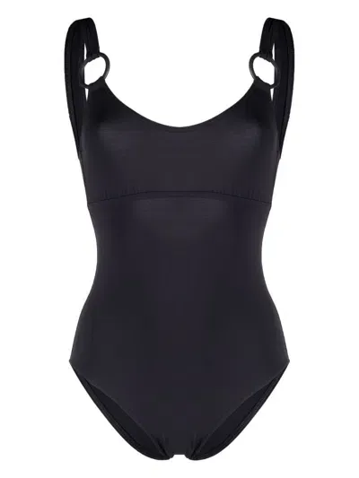 Eres Marcia Ring-detail Swimsuit In Bain De Minuit