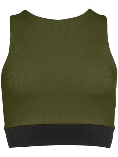 Eres Micheline Crop Top In Green