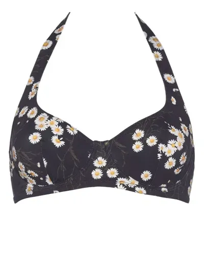 Eres Passionnel Floral-print Bikini Top In Imprime Romance