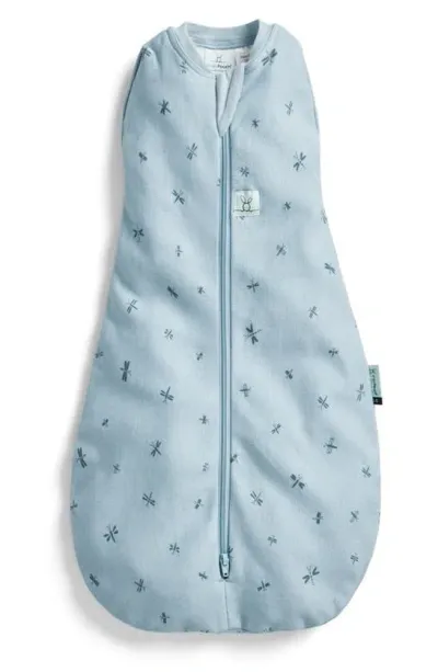 Ergopouch Kids' 0.2 Tog Organic Cotton Cocoon Swaddle Sack In Dragonflies