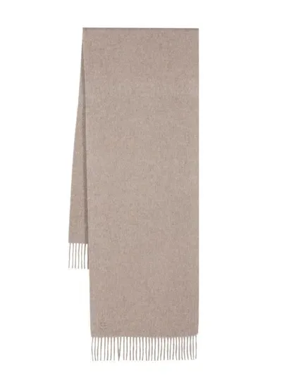 Eric Bompard Eb Classic Scarf In Neutrals