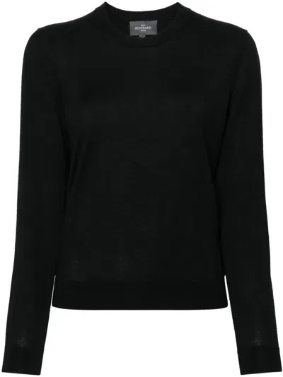 Eric Bompard Fein Gestrickter Pullover In Schwarz