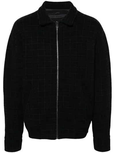 Eric Bompard Reversible Bomber Jacket In Black