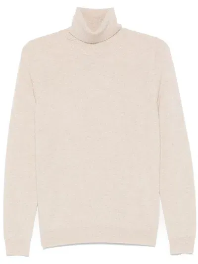 Eric Bompard Pullover Mit Rollkragen In Nude