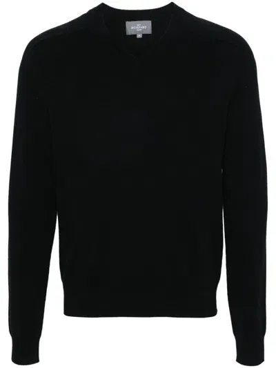 Eric Bompard Pullover Mit V-ausschnitt In Schwarz