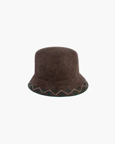 Eric Javits Charli Bucket Hat In Cocoa