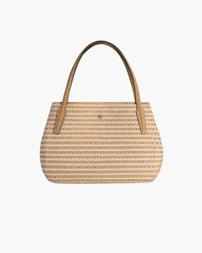 Eric Javits Squishee®  Isla Straw Bag Peanut In Originalpeanut