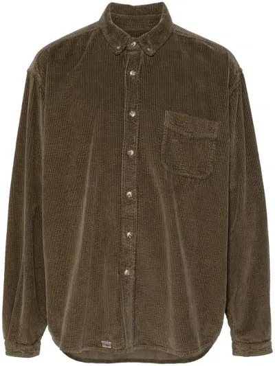 Erl Brown Corduroy Shirt