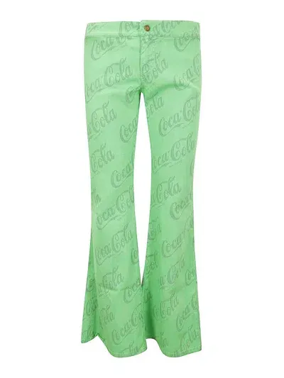 Erl Jeans Acampanados - Verde In Green