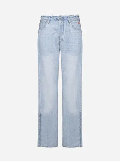 Erl X Levis 501 Jeans In Blue