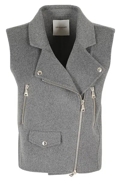 Ermanno Firenze Gilet In Grey