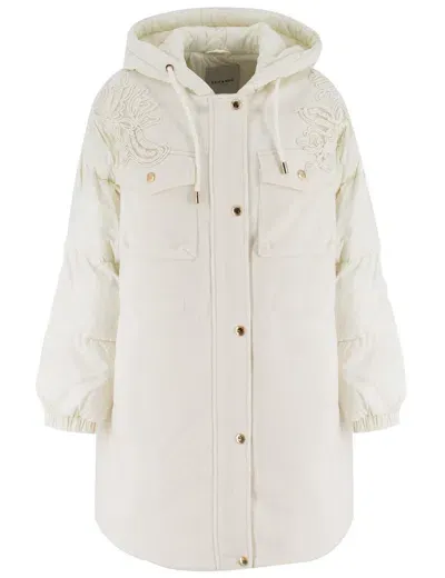 Ermanno Firenze Parka In Off White