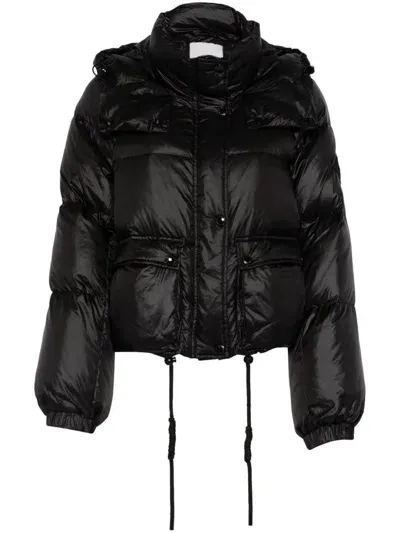 Ermanno Short Down Jacket In Black