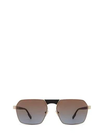 Ermenegildo Zegna Geometric Frame Sunglasses In Multi