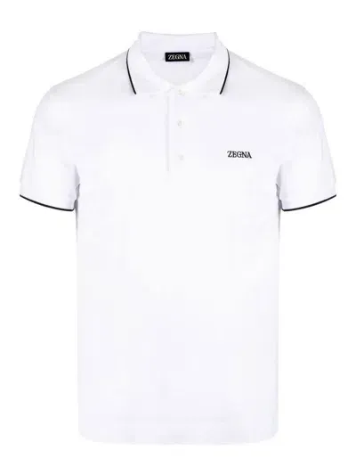 Ermenegildo Zegna Polo In White