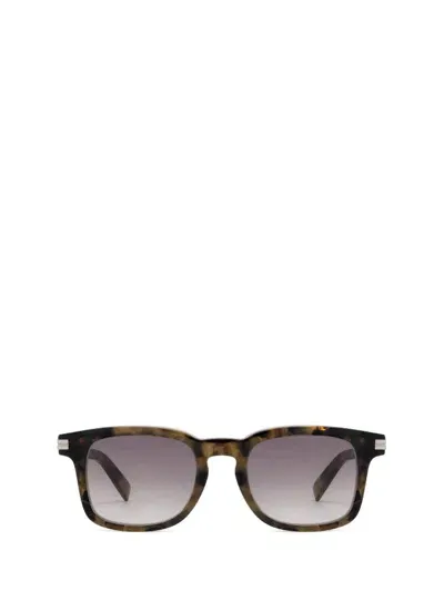 Ermenegildo Zegna Rectangle Frame Sunglasses In Multi